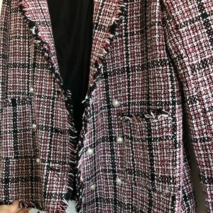 Jackets & Coats - Tweed blazer with pearl buttons Jackets & Coats - Tweed blazer with pearl buttons